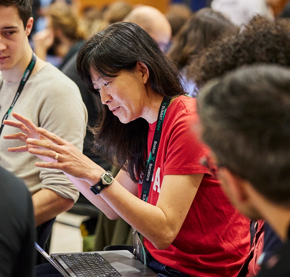 image of person at Nextflow Summit hackathon